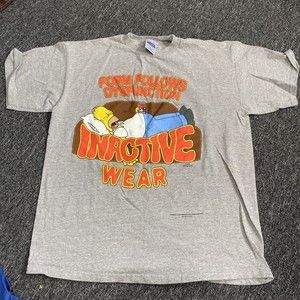 Vintage Homer Simpson Tshirt Size XL The Simpsons 1998